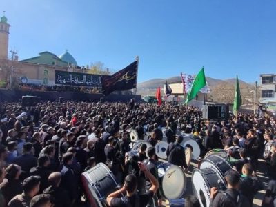 اشک ماتم دماوندی‌ها در سوگ شهادت دختر پیامبر