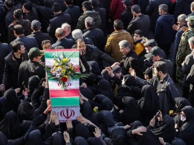انتقال پیکر یک شهید گمنام دفاع مقدس به شهرستان مرزی خواف