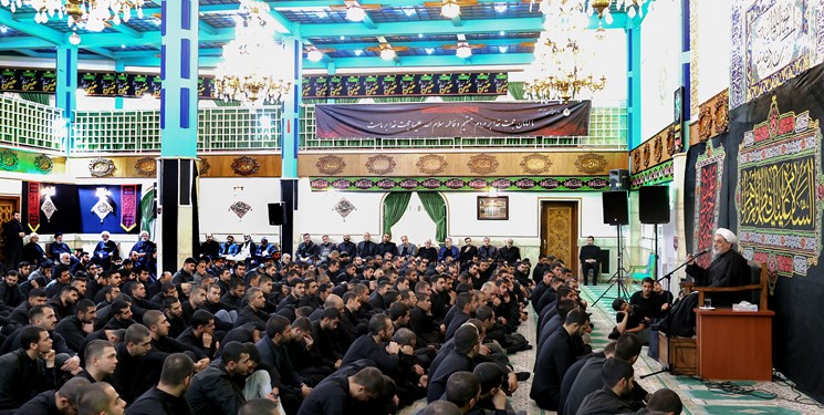 برگزاری مراسم عزاداری حضرت فاطمه زهرا (س) با حضور رئیسی