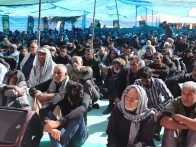 برگزاری تجمع فاطمیون در بشاگرد
