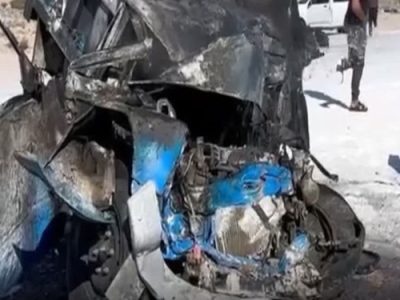 یک کشته و یک زخمی در برخورد نیسان و کامیون کمپرسی ورودی شهر بستک