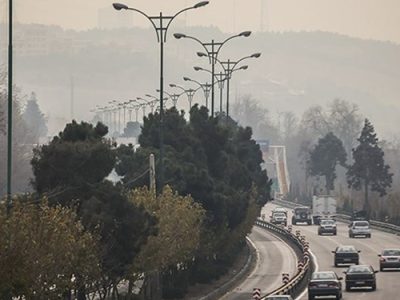 4 شهر تهران در وضعیت قرمز آلودگی هوا