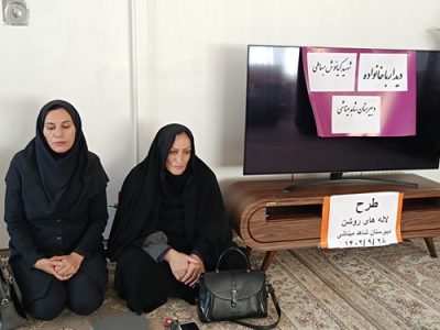 دیدار با خانواده شهید «کیانوش بساطی» در مراسم لاله‌های روشن