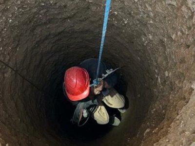 نجات جان 2 شهروند حبس شده در چاه توسط آتش‌نشانان قم