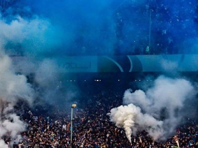 حاشیه بازی استقلال و نساجی| گلزنی به پرسپولیس، سکوهای آزادی را به وجد آورد