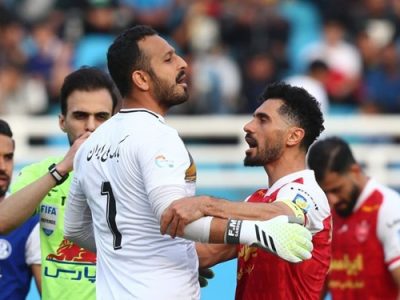 حاشیه بازی استقلال خوزستان و پرسپولیس| داور کارت قرمز به همراه نداشت!