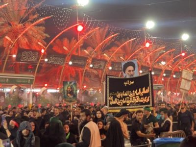 روضه‌خوانی ۳ مداح مشهور در کربلا+فیلم