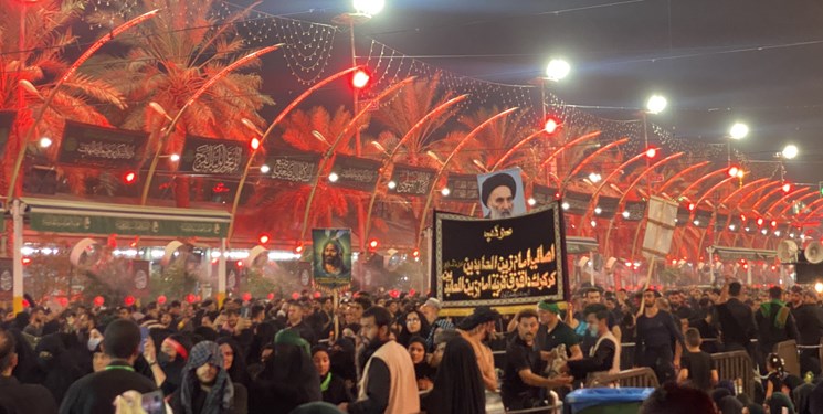 روضه‌خوانی ۳ مداح مشهور در کربلا+فیلم