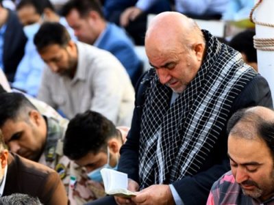 هیأت رزمندگان در بیت‌الزهرا(س) حاج قاسم دعای کمیل و ندبه می‌گیرد