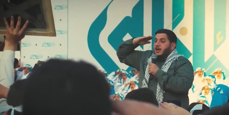 خواننده لبنانی سلام فرمانده در محضر رهبر معظم انقلاب می‌خواند+فیلم