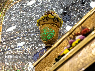 حرم‌های مطهر عتبات عالیات در عراق گل آرایی شد