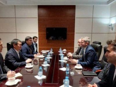دیدار باقری با وزیر حمل و نقل ازبکستان