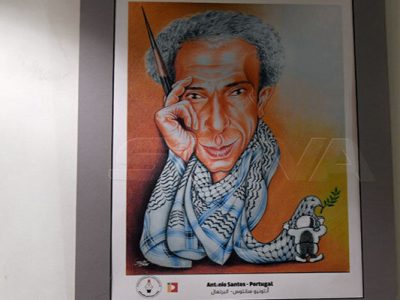 نمایشگاه کاریکاتور سوریه از هنرمند شهید ناجی العلی تجلیل کرد