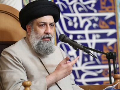 حجت الاسلام والمسلمین علوی تهرانی در مسجد حضرت امیر(ع) سخنرانی می کند